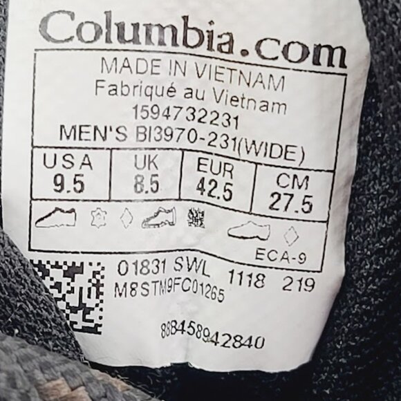 Columbia Men Brown Newton Ridge II BL3970-231 Leather Trail Hiking Boot Size 9.5 main image 6
